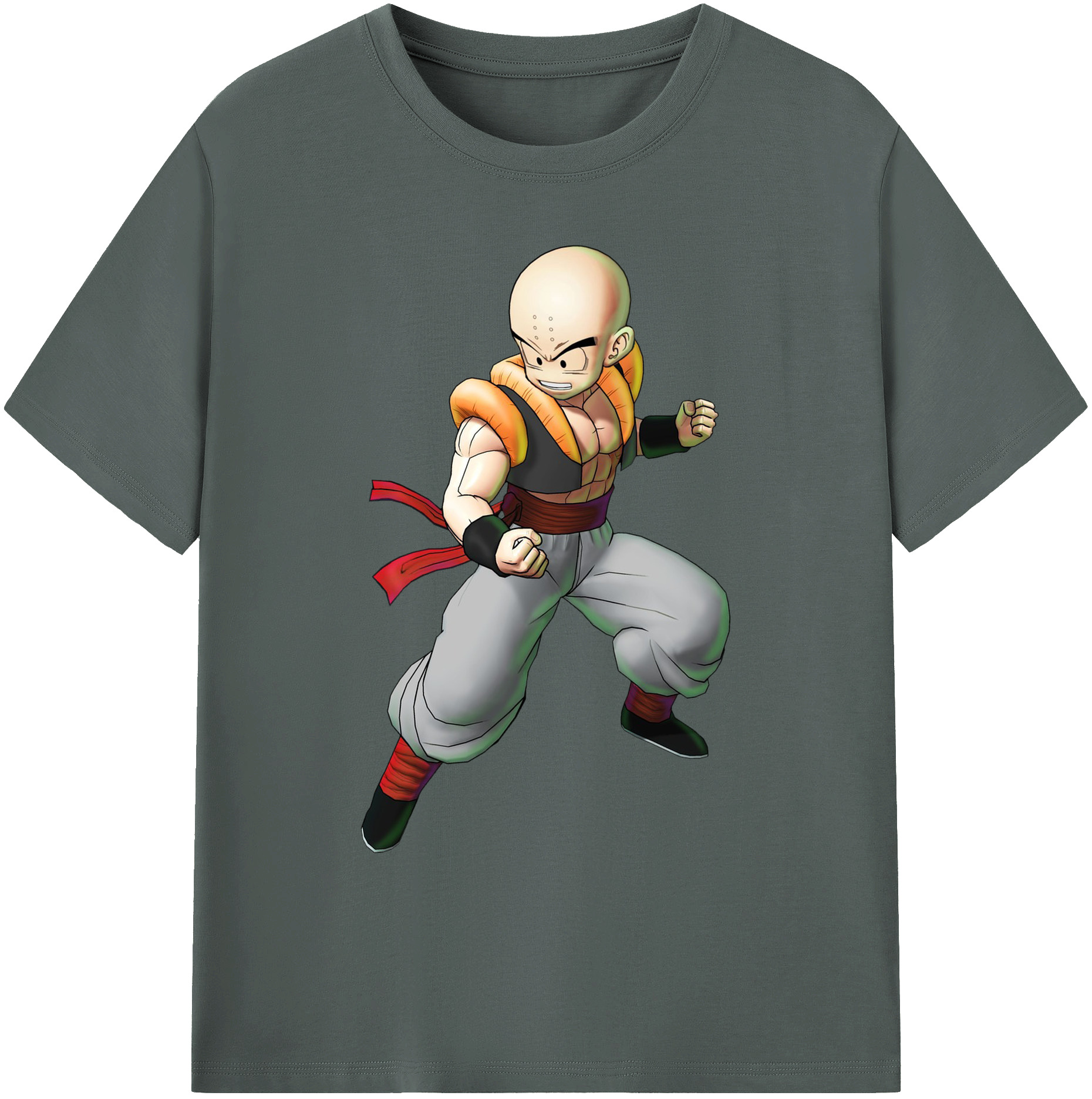 ドラゴンボール クリリン DRAGON BALL krillin 綿100％ メンズ半袖Tシャツ｜肌触りやわらか＆通気性